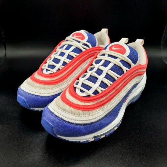 Nike Air Max 97 'USA' 2020 Sz 8.5 CW5584-100 Airmax Americana Uni Red White Blue - Picture 7 of 12